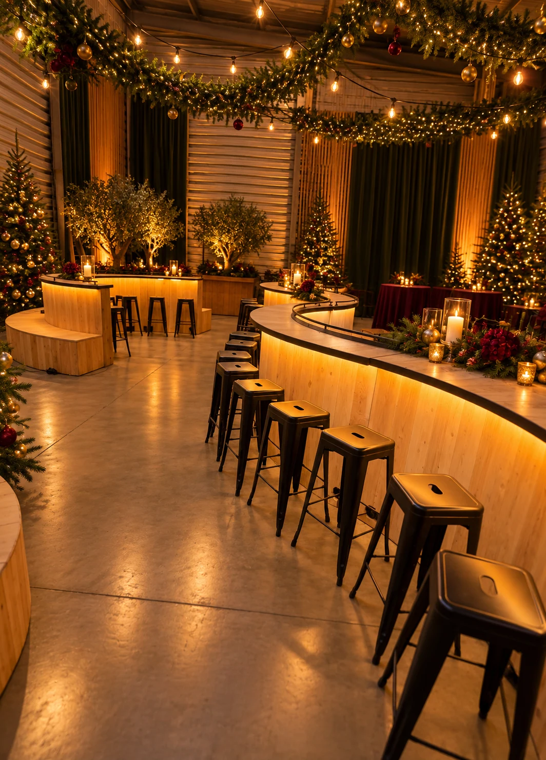 Een kerstfeest dat bijblijft. Winterse sfeerimpressie.